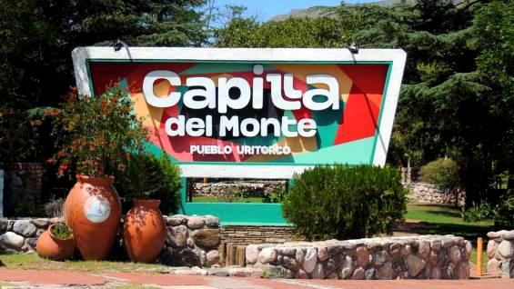 nuevo cartel de bienvenida a capilla del monte punilla cordoba