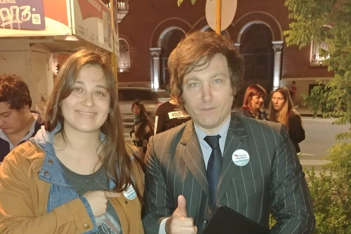 milei y la esposa de diego settimo