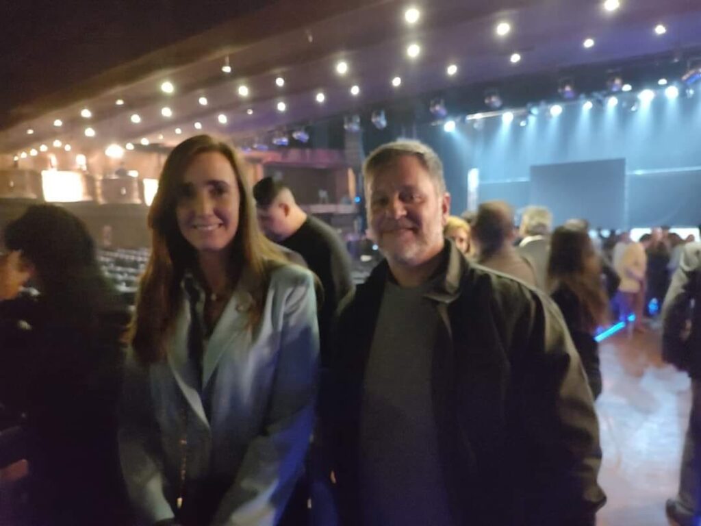 Diego Settimo y Victoria Villarruel 